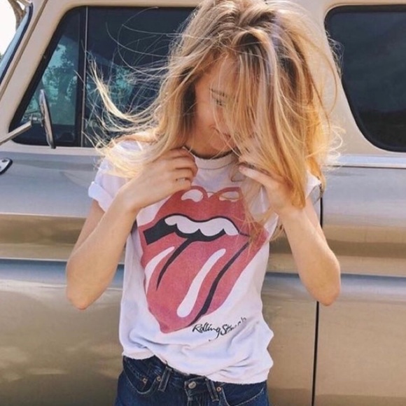 Brandy Melville Tops - Rolling Stones Tee